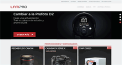 Desktop Screenshot of lfmpro.es